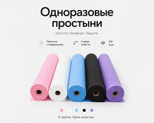 Disposable perforated sheets on a roll